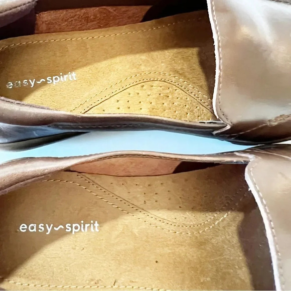 Easy Spirit Abide Smooth Brown Slip On‎ Loafer Size 9 WW Extra Wide New In Box - Picture 8 of 13